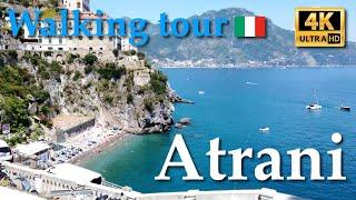 Atrani (Campania), Italy【Walking Tour】Amalfi Coast - 4K