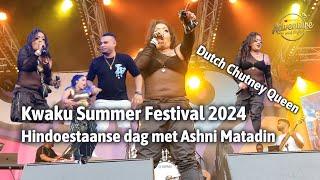 Kwaku Summer Festival 2024 Hindoestaanse Dag met Ashni Matadin | Dutch Chutney Queen 