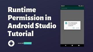 Runtime Permission in Android studio | Android Tutorial | Ted Permission