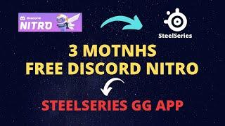 Free 3 Months of Discord Nitro From SteelSeries GG||SteelSeries Discord Nitro|SteelSeries GG Discord