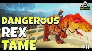 Taming a TREX!| Let's Play PixARK Taming #11