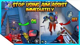 IS AIM ASSIST GOOD OR BAD? • AIM ASSIST ON vs OFF | PUBG MOBILE TIPS AND TRICKS