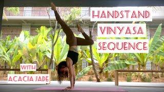 Learn How to Handstand - Handstand Vinyasa Yoga Class - Intermediate Flow Yoga Sequence