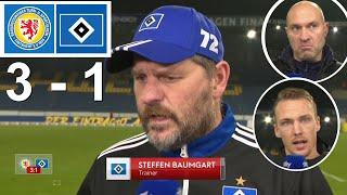 Steffen Baumgart Scherning Schonlau Interview Nach Dem Spiel Braunschweig 3 vs 1 Hamburger 08/11/24