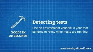 Xcode in 20 Seconds: Detecting tests