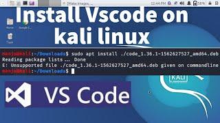 Install VSCODE on Kali Linux | Permission denied | No such file or directory