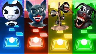 Bendy vs Cartoon Cat vs Siren Head vs Cartoon Dog - Tiles Hop