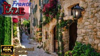 Exploring Eze, France: Medieval Village Charm in 4K | French Riviera Gem