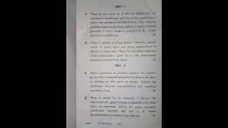 MDU MSc physics 2nd sem. Statistical mechanics 2024 question paper #mdu #exams #previousyearpaper