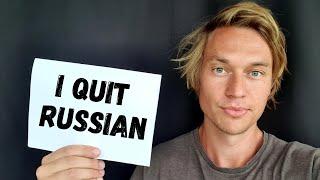 I Quit Learning Russian