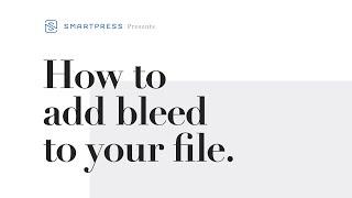 How to Add Bleed to Your File