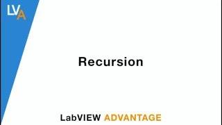 How to use Recursion - LabVIEW