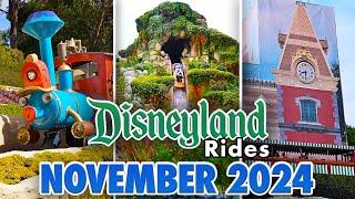 Disneyland Rides - November 2024 POVs [4K 60FPS]