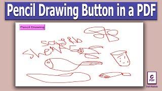 How to create Pencil Drawing Button in a PDF form using Foxit PhantomPDF