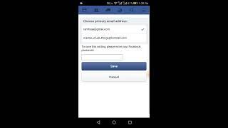 how to change email address of facebook ID Android Mobile in urdu/hindi