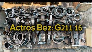 Mercedes Actros gearbox Bez: G211-16 repair. Кпп ремонт Мерседес Актрос Bez: G211-16.
