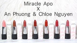 BIYW Review Chapter: #229 MIRACLE APO X CHLOE NGUYEN & AN PHUONG LIPSTICK SWATCH & REVIEW