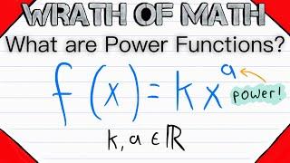 What are Power Functions? | Functions and Relations, Types of Functions