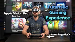 ASUS ROG Ally X Futuristic Gaming: Vision Pro Dominates Meta Quest 3!