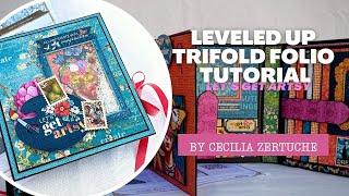 Leveled Up Trifold Album with Let’s Get Artsy Tutorial