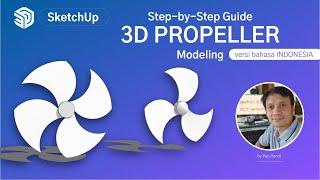  How to Create a 3D Propeller in SketchUp (With & Without Plugins!)