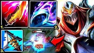 ZED TOP BUT IF I PRESS R, YOU'LL GET 100% DELETED! (FULL LETHALITY) - S14 Zed TOP Gameplay Guide