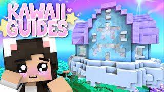 Building a Minecraft CLOUD House! Easy Tutorial | Kawaii Guides