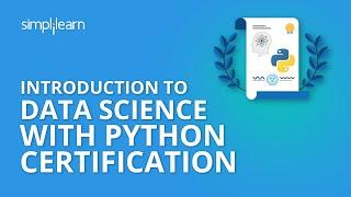Introduction To Data Science With Python Certification | Simplilearn