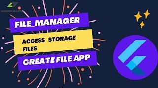 Flutter Tutorial || File Manager || create,delete,rename