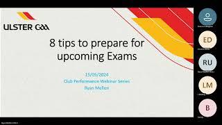 'Exam Preparation' - Ulster GAA Club Performance Webinar Series