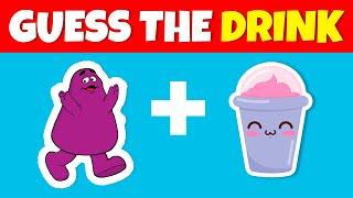 Guess the Drink by Emoji⭐️: Grimace Shake, Coca Cola, Dr Pepper 2023