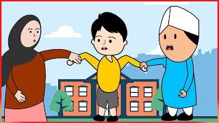 স্কুলে ভর্তি হতে নাকি ম রে যেতে হবে? মজার গল্প | Bangla funny cartoon | b for borhan.