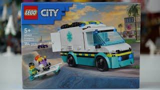 LEGO City 60451 Emergency Ambulance - LEGO Speed Build Review