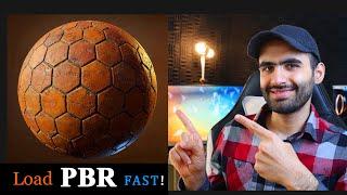 How to quickly load PBR Materials in 3dsMax