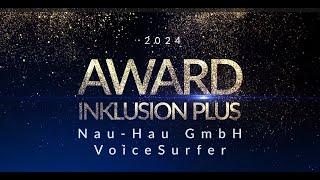 Inklusion Plus Award 2024 - Voice Surfer Nau - Hau GmbH