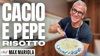 RISOTTO CACIO E PEPE (Ti svelo il Trucco per farlo Cremoso e Saporito) Ricetta di Chef Max Mariola