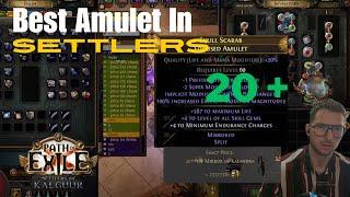 (Poe 3.25) Crafting The Infamous 20 Mirror Amulet. Path Of Exile Settlers Of Bulgur