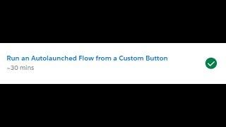 Run an Autolaunched Flow from a Custom Button Trailhead Solution #107 #24_03_2023