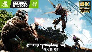 CRYSIS 3 REMASTERED - RTX 3090 | Max Settings 4K Gameplay (Ray Tracing) @ ᵁᴴᴰ 60ᶠᵖˢ 