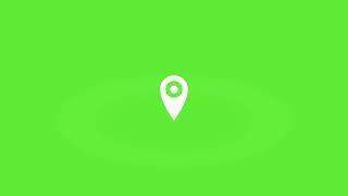 Location pin drop  | Free Green Screen Animation for Your Videos!