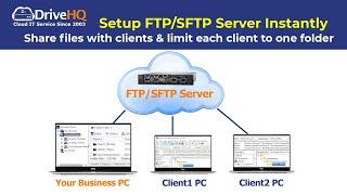 How to Setup FTP/SFTP Server Instantly, Share Files with Clients Limiting Each to One Folder