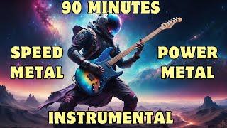 Cosmic Overload: Epic Instrumental Power & Speed Metal (1.5 Hours)