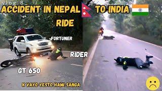 Accidents  During India's 10000km Ride Challenge| Ye Kya Huya Hamre sath  | Vlog 8 | Part 2