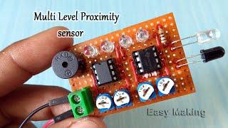 How to make multi level proximity sensor  || PROXIMITY SENSOR  AT MULTI LEVEL