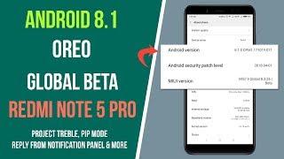 Android Oreo 8.1 Global BETA on Redmi Note 5 PRO | हिंदी