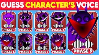 Guess The Phase 1, 2, 3, 4, 5, 6, 7, 8 & 9 Sprunki Characters By Their VOICES! | Incredibox Sprunki