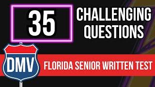 Florida DMV Senior Written Test 2024 (35 Questions & Answers with Breakdown)