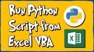 Run Python Script from Excel VBA