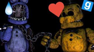 GMOD FNAF | Withered Golden Freddy Kidnaps Withered Bonnie