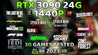 RTX 3090 in 2023 | 30 Games Tested in 1440P